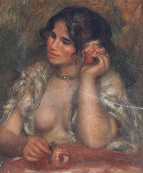 Pierre Renoir Gabrielle with a Rose